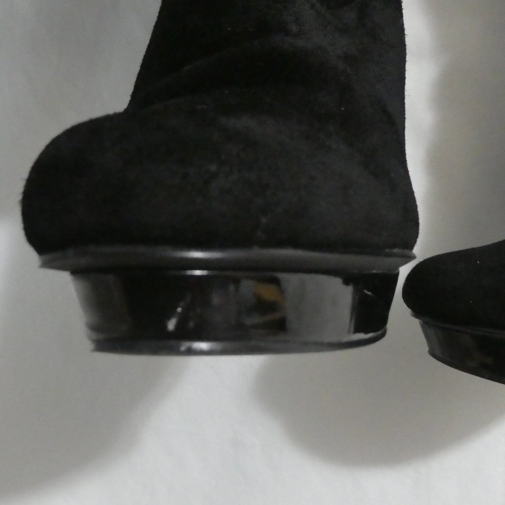 STEVE MADDEN | size 7.5 | Black Suede Stiletto Pirate Slouch Boot | Xenonn | GUC - Picture 14 of 14